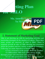 Milo Marketing Plan - by Abuden