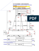 Design of PCC Abutment - Open Foundation