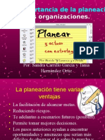 La Importancia de La Planeación en Las Organizaciones