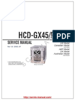 Sony Hcd-gx45 Rg440 Ver-1.0