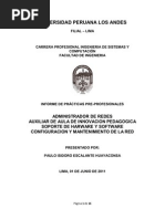 Informe Practica Pre Profesionales Colegio 7072 PDF