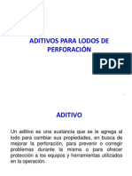 Aditivos para Lodos de Perforación