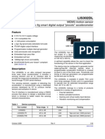 LIS302DL MEMS Accelerometer