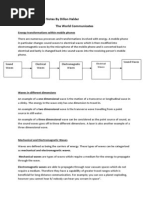 Physics Half-Yearly Notes by Dillon Halder The World Communicates