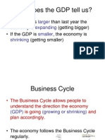 What Does The GDP Tell Us?: Larger Expanding Smaller Shrinking