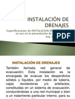 Instalacion de Drenajes PDF