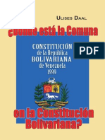 DAAL Ulises-Donde Esta La Comuna en La Constitucion Bolivariana