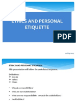 Presentation On Personal Etiqutte