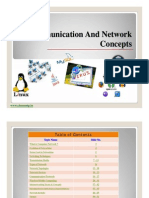 Communication and Network Communication and Network Concepts Concepts