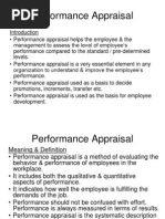 Performance Appraisal