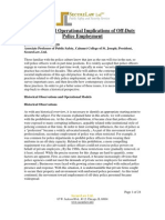 Liability and Operational Implications of Off-Duty Police Employment