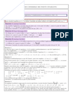 Comment Déterminer L'ensemble Des Points Invariants ?