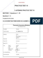 Ielts Listening Test 10