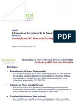 Curso ABEMA - Introdução Ao Gerenciamento de Áreas Contaminadas (GAC) PDF