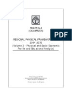 REGIONAL PHYSICAL FRAMEWORK PLAN 2004-2030 (Volume 2 - Physical and Socio-Economic Profile and Situational Analysis)