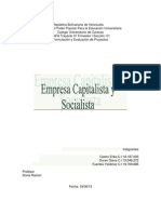 Empresas Socialistas y Capitalistas