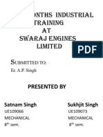 Swaraj Engines LTD PPT 2014 by Satnam Singh