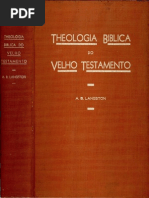 Teologia Biblica Do Velho Testamento LANGSTON