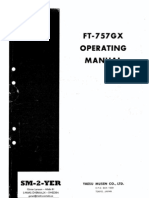 Emisora FT-757GX Operating Manual 39 Paginas