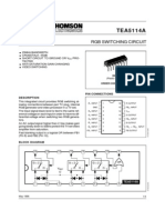 TEA5114A: RGB Switching Circuit