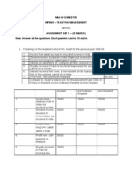 Mba-Iii Semester Mf0003 - Taxation Management (B0769) Assignment Set 1 - (30 Marks)