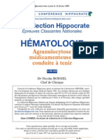 Agranulocytose Médicamenteuse