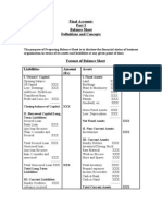 Balance Sheet Format