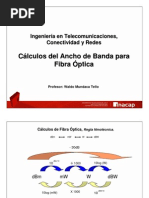 Calculos Ancho Banda FO