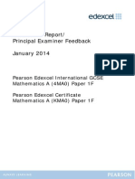 Examiners' Report/ Principal Examiner Feedback January 2014