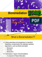 Bioremediation: Natalie L. Capiro October 21, 2003