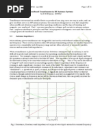 Broadband Transformers in HF Antenna Systems