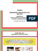 Charla Requisitos Legales S&SO - Guía RUC 2011 - AV