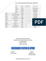 Calendario Festivo de Apure