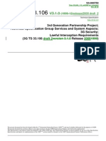 3rd Generation Partnership Project Technical Specification Group Services and System Aspects 3G Security Lawful Interception Requirements (3G TS 33.106 Release)