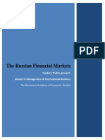 Russian Foreign Exchange Market