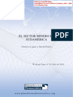 El Sector Minero en Sudamérica