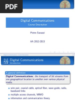 Digital Communications: Course Description