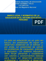 Marco Legal Del Sistema Educativo Peruano