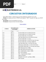 Circuitos Integrados Por Orden Numerico