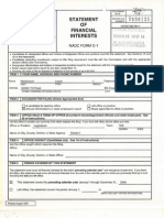 Statement OF Financial Interests: Nadc Form C-1