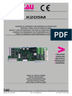 Tau k205m Boomgate Manual