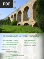 Introduction To Covenant Eschatology