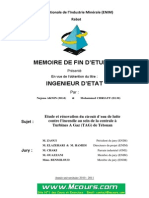 Etude Et Renovation Du Circuit D Eau de Lutte Contre L Incendie Au Sein de La Centrale A Turbines A Gaz TAG de Tetouan