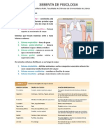 SEBENTA Fisiologia