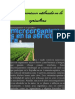 Microorganismos Utilizados en La Agricultura 1