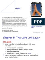 Data Link Layer: A Note On The Use of These PPT Slides