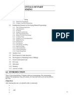 Unit 4 Fundamentals of Part Programming: Structure