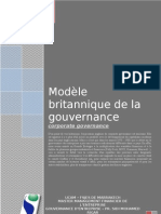 Le Modele Britannique de La Gouvernance