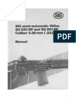 Sig 550 and 551 Assault Rifle User Manual