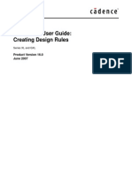 Allegro PCB Editor User Guide: Creating Design Rules: Product Version 16.0 June 2007